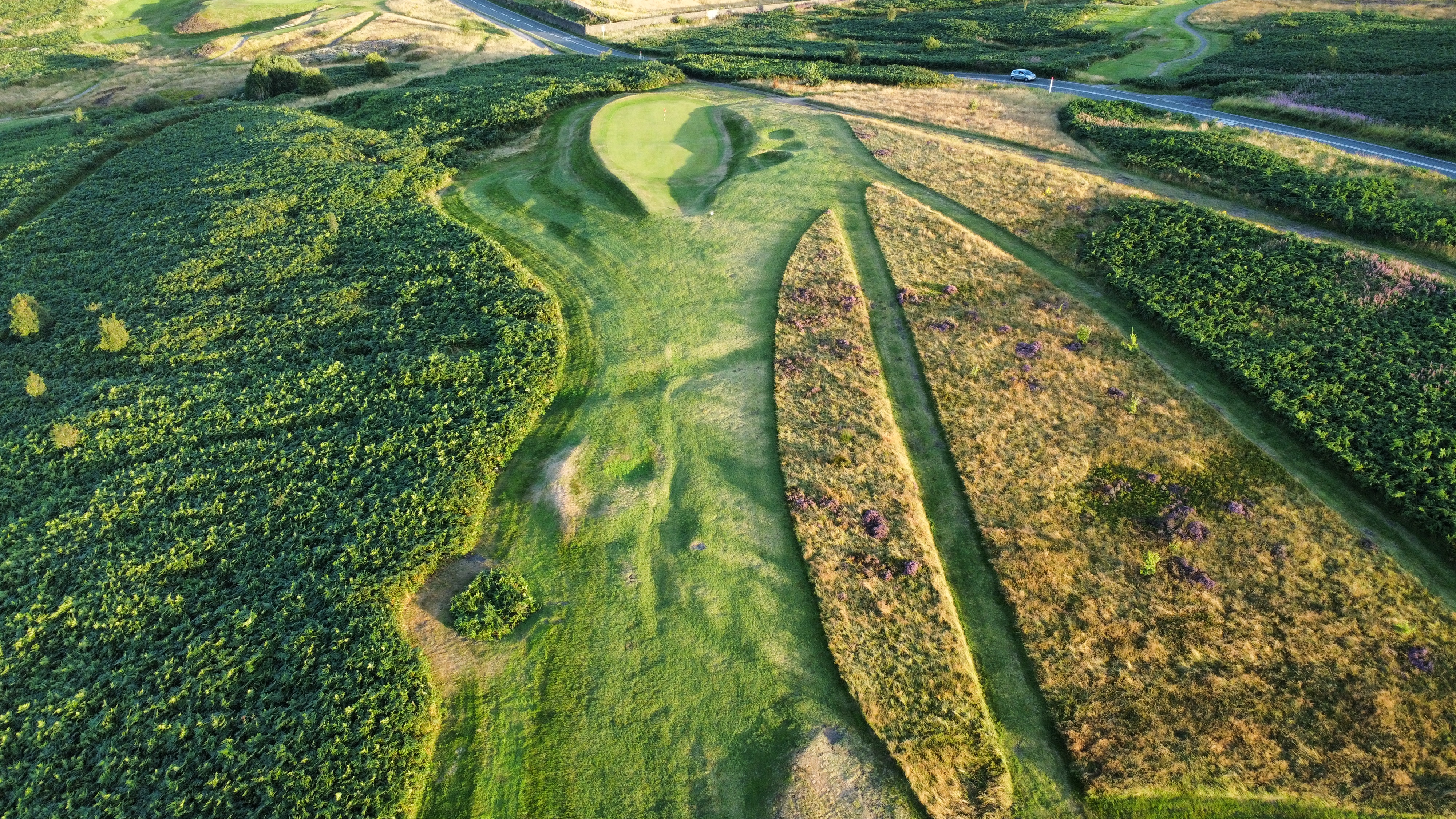 The par-3 16th at Baildon Golf Club