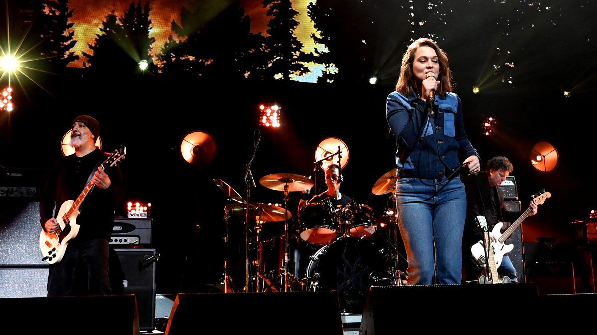 Brandi Carlile performs with Soundgarden onstage during I Am The Highway: A Tribute To Chris Cornell at The Forum on January 16, 2019 in Inglewood, California.