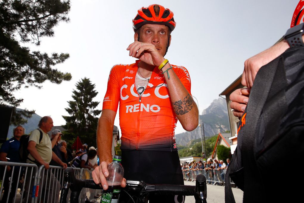 Alessandro De Marchi was third on stage 6 at Dauphine