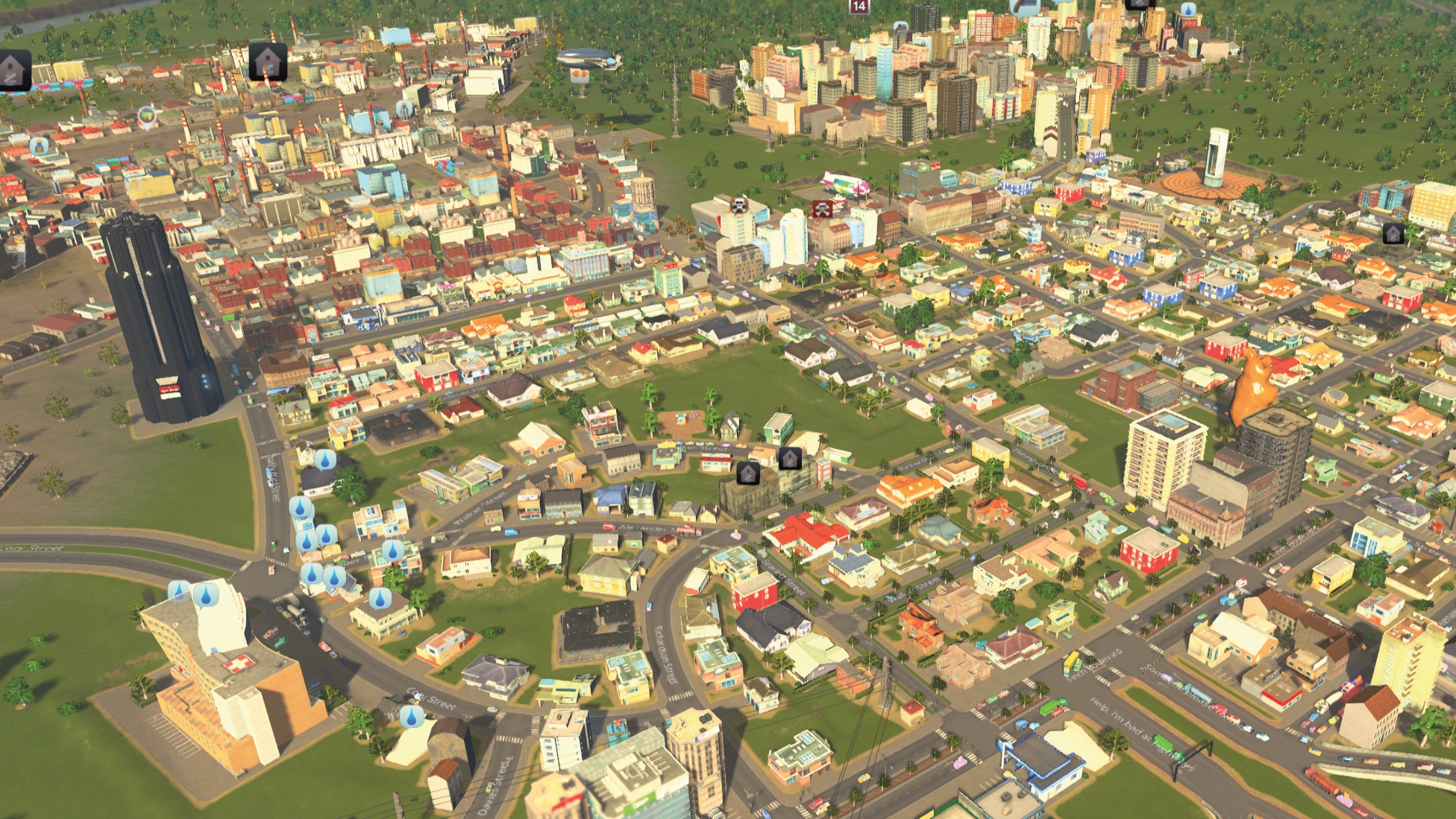 cities skylines all zones