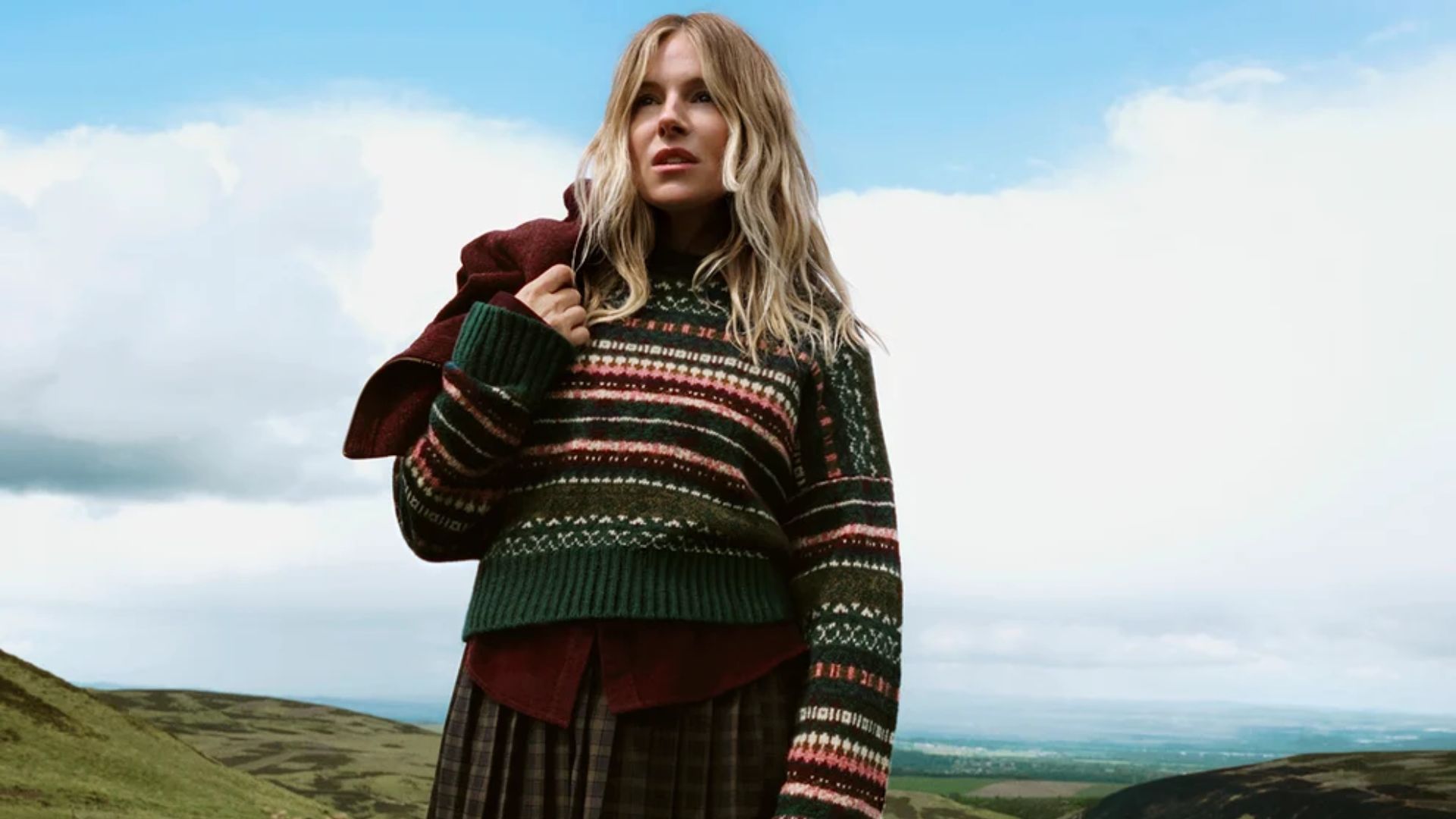 Sienna Miller in Barbour