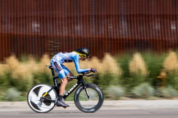 Joe Dombrowski (Bontrager-Livestrong) would defend his best young rider's jersey in the stage seven time trial.