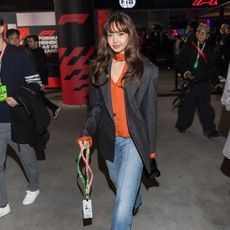 Lisa attending the Formula One Las Vegas Grand Prix.