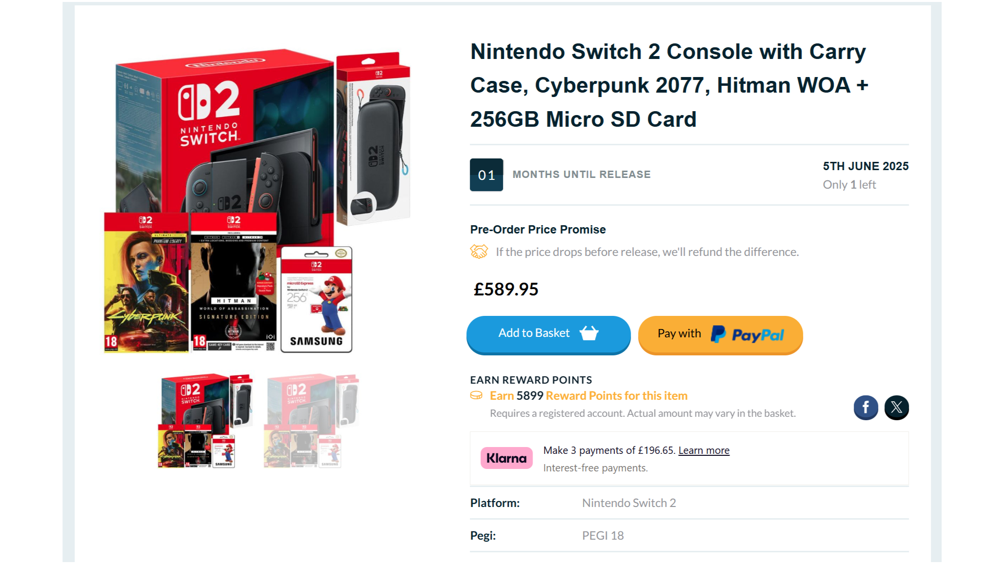 The Game Collection Switch 2 pre-orders