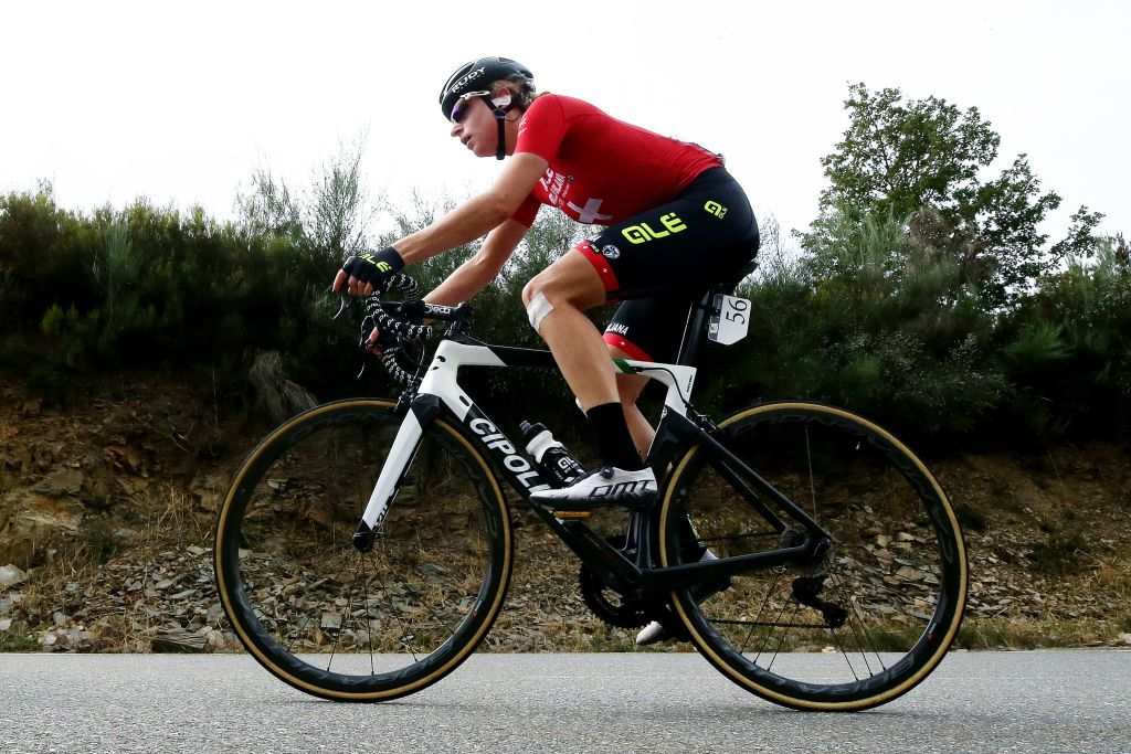 A RUA SPAIN SEPTEMBER 02 Marlen Reusser of Switzerland and Team Ale Btc Ljubljana competes during the 7th Ceratizit Challenge By La Vuelta 2021 Stage 1 a 1187 stage from Estacin Invernal Cabeza de Manzaneda to A Rua ChallengeVuelta CERATIZITChallenge21 on September 02 2021 in A Rua Spain Photo by Gonzalo Arroyo MorenoGetty Images