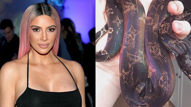 Ydeevne bruger Børnecenter Kim Kardashian Has a Louis Vuitton Snake - Kim Kardashian Snake Controversy  | Marie Claire (US)