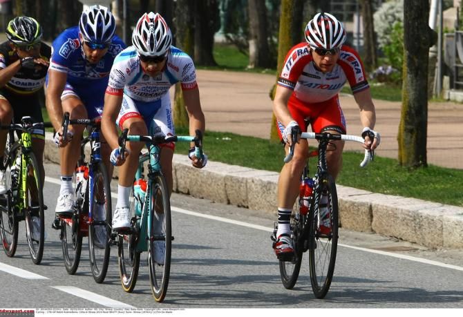 Pavel Brutt (Katusha) leads the break