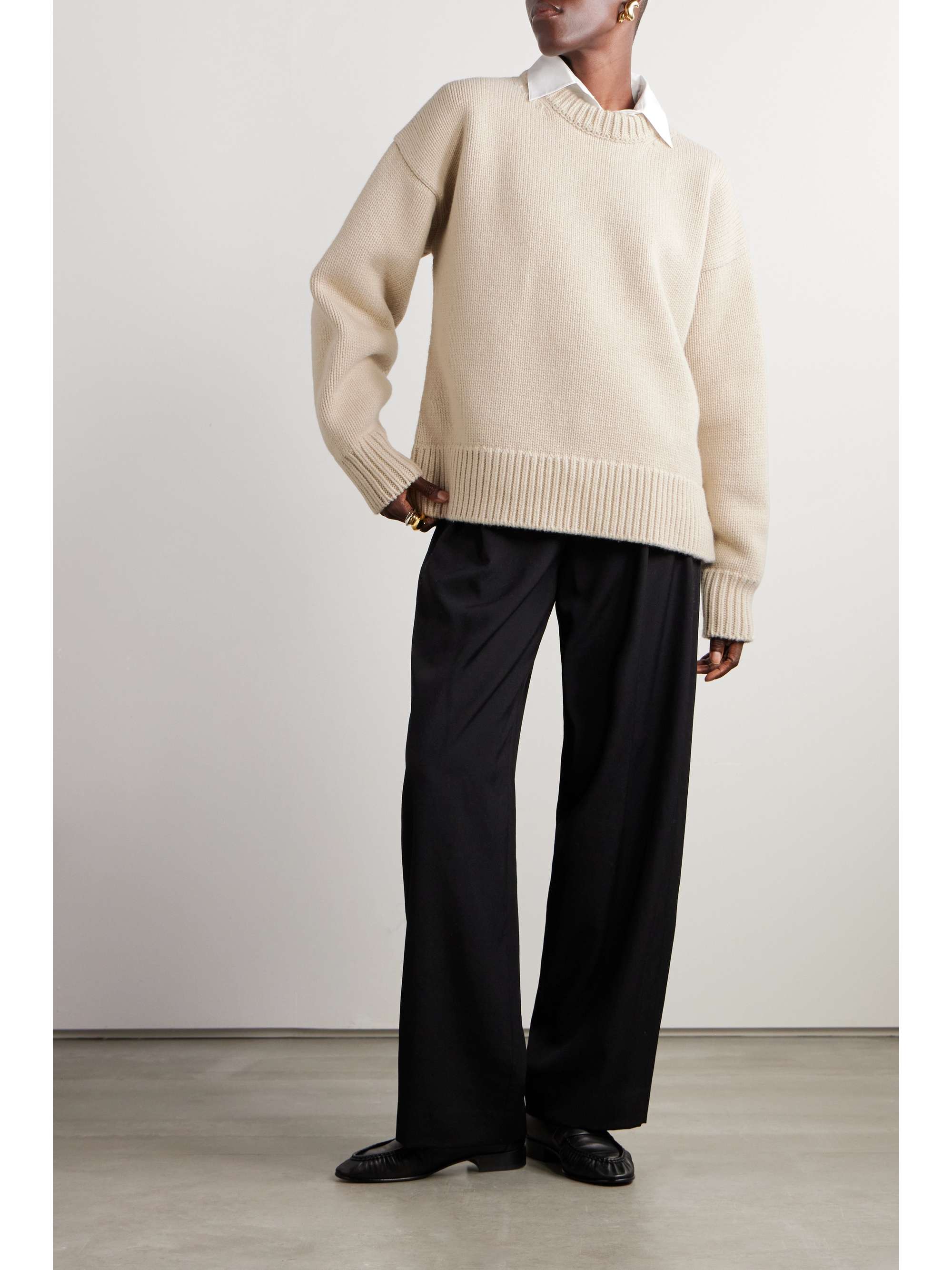 Ophelia Oversized Wool and Cashmere Sweater