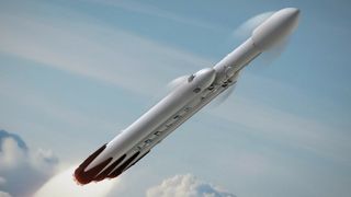 SpaceX plans to test its Falcon Heavy rocket this September or October. Credit: SpaceX
