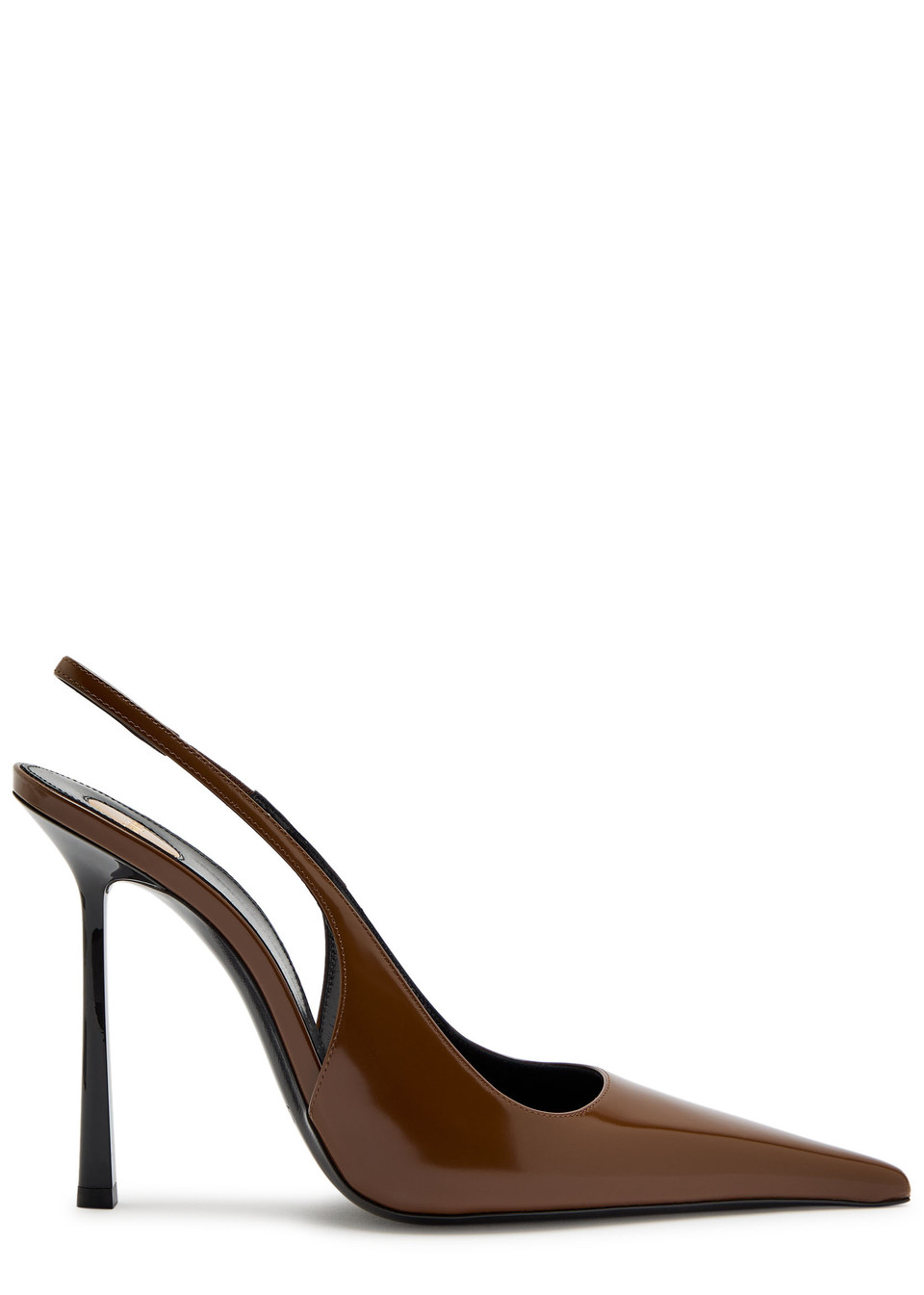 harveynichols, Saint Laurent Vendome 100 patent leather slingback pumps