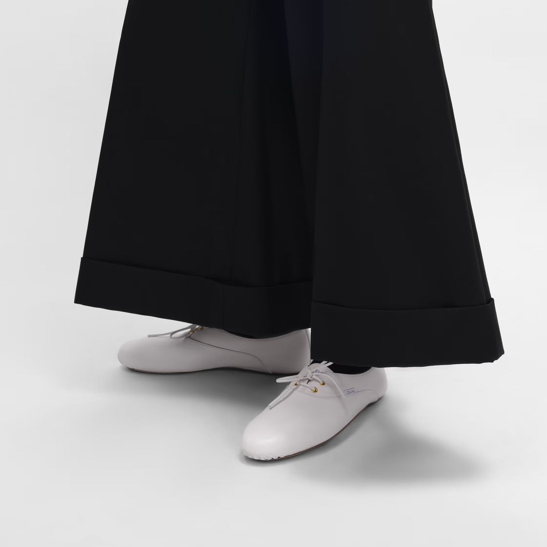 CELINE, Ballet - Lace-Up Shoe in Lambskin