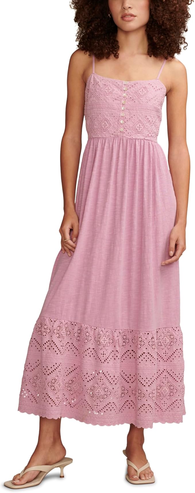 Lucky Brand, Women's Cutwork Maxi Dress (Was $149) 