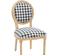 Elise Black &amp; White Buffalo Check Dining Chair| Was $249.99, now $187.49 at Pier 1