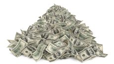 A large pile of cash.
