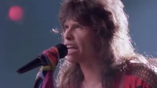 Steven Tyler in the music video of Dude (Looks Like a Lady).