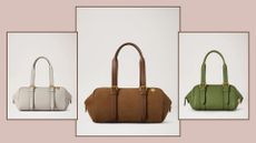 three shots of the new mulberry boston bag