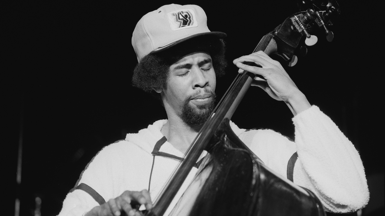 Stanley Clarke performing onstage in May 1978