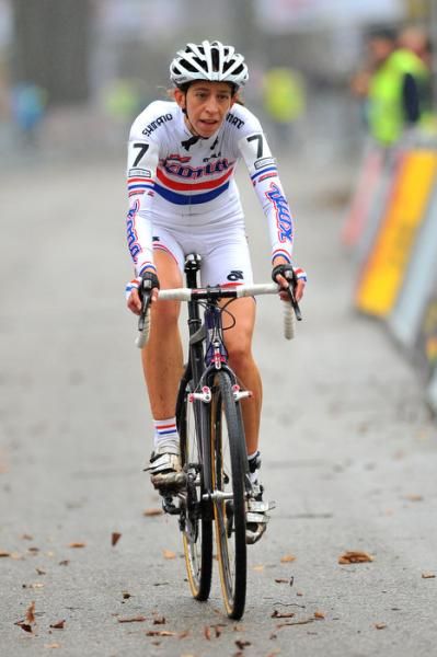 Helen Wyman (Kona) comes home in third.