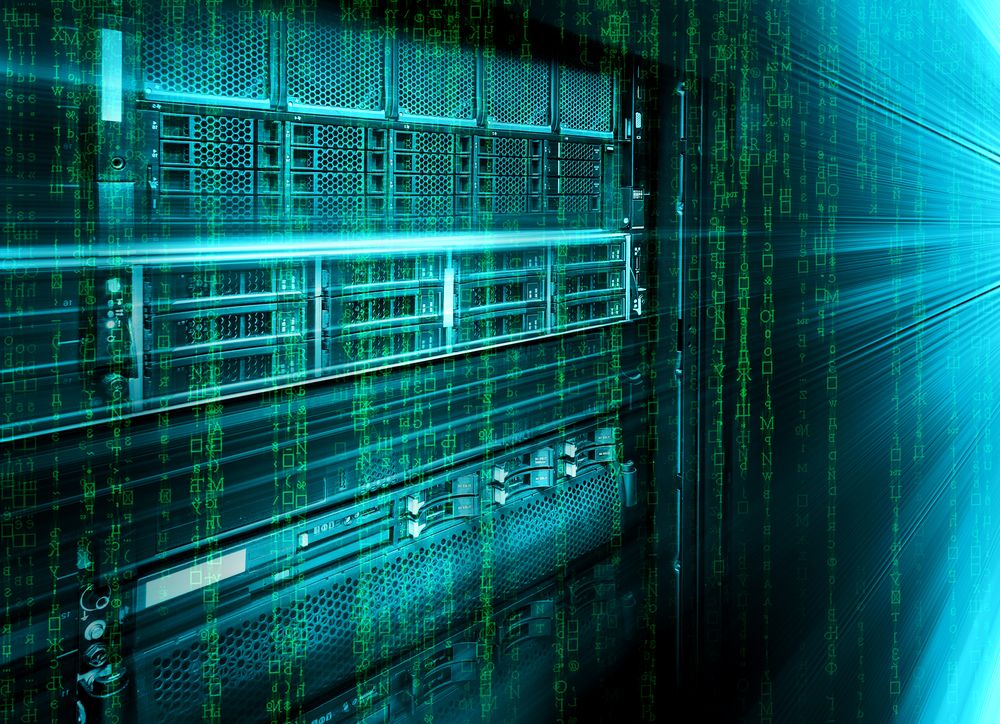 Blade storage supercomputer of data centre with binary code matrix