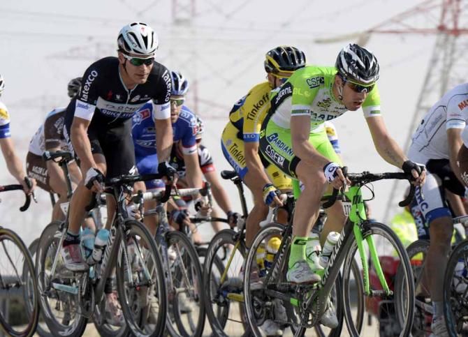 Gert Steegmans rides in the bunch