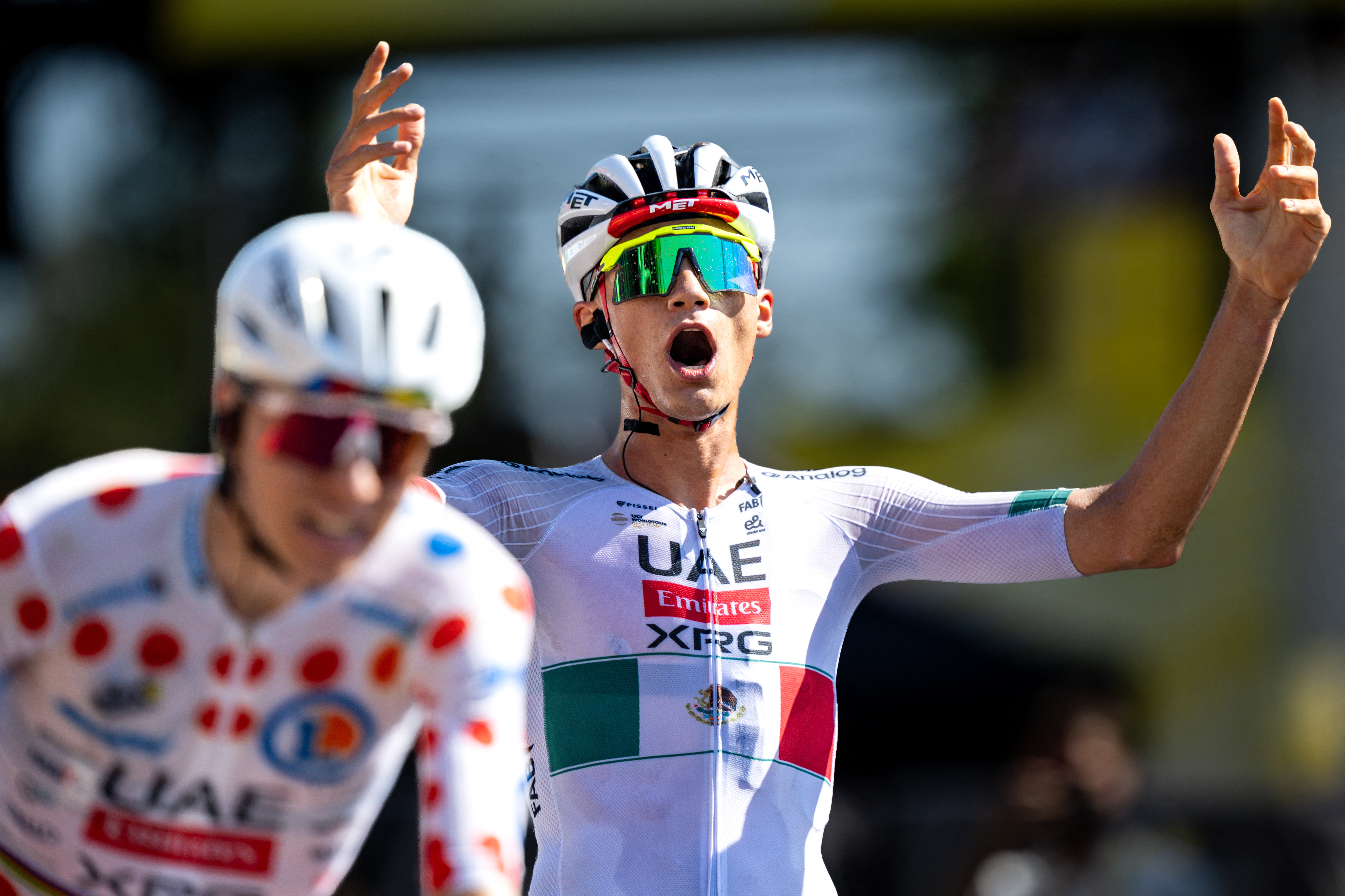 Isaac Del Toro at the Tour de France