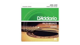 Best acoustic guitar strings for beginners: Daddario 85-15 Bronze