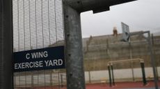 The prison yard at London's HMP Brixton