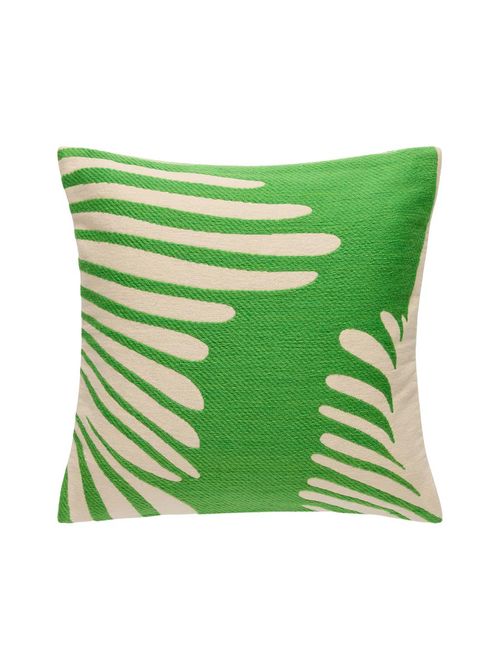 Cotton Wool Cushion Cover in Green