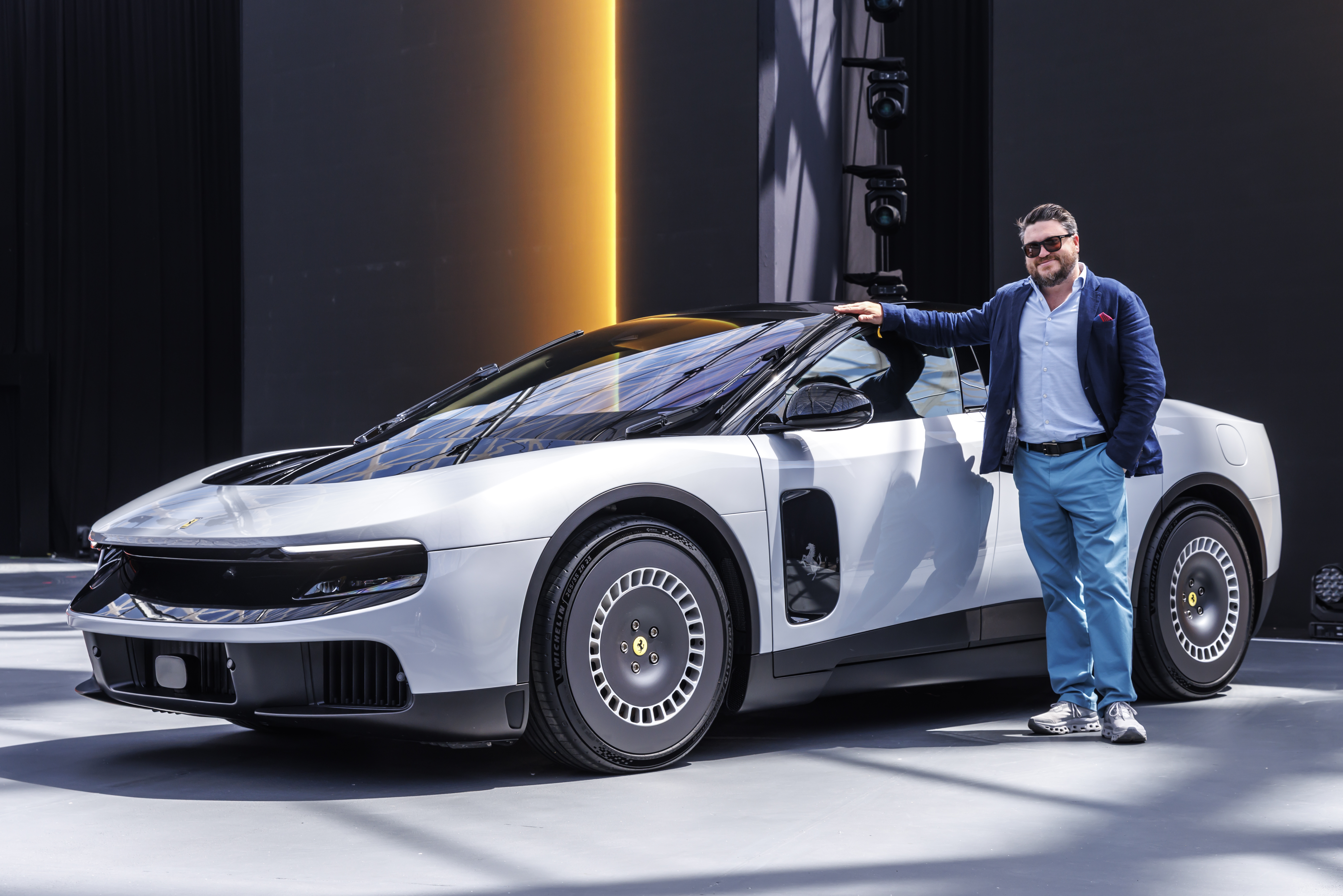 Exterior shots of the Ferrari Luce