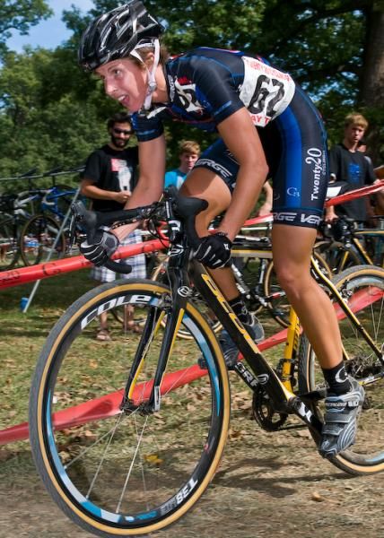 Deidre Winfield (C3) charged her way to fourth place.