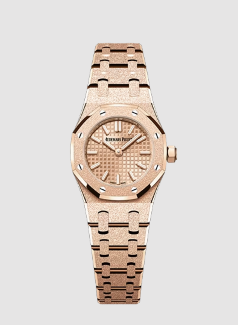 Audemars Piguet, Royal Oak Mini Frosted Gold Quartz