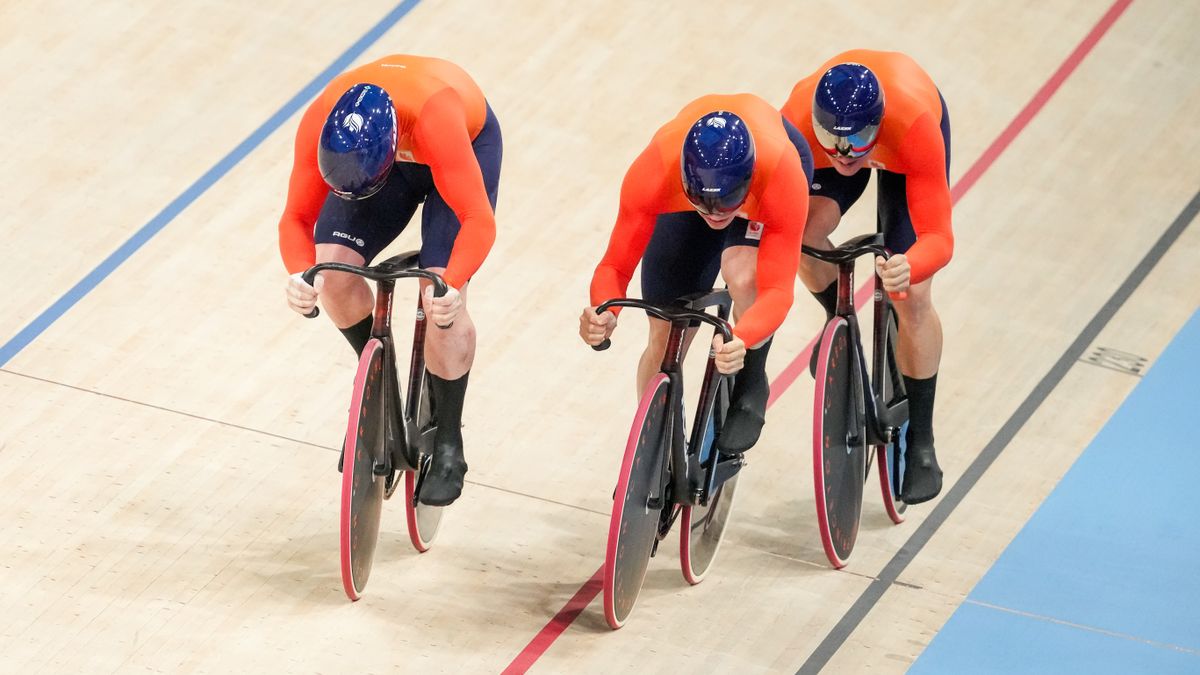 The Dutch men&#039;s Olympic team sprinters 