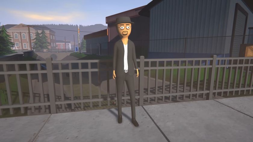 Schedule 1 reveal trailer screenshot shows a man in a black suit and hat.