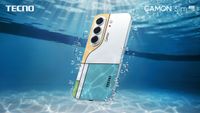 white back of the TECNO CAMON Slim 5G