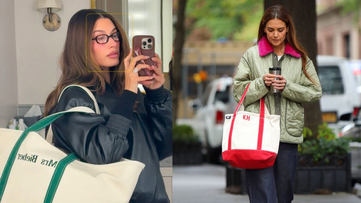 Hailey Bieber ค้าขายกระเป๋าผ้าอ้อมจากดีไซเนอร์ของเธอเพื่อซื้อ LLBean Tote มูลค่า 45 เหรียญสหรัฐ