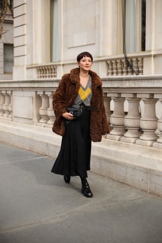 street style with fur coats