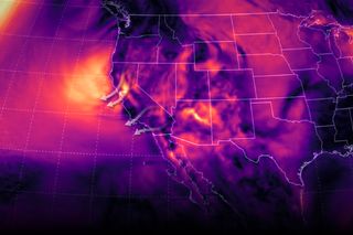 Diablo winds pushing the Kincade Fire in California.