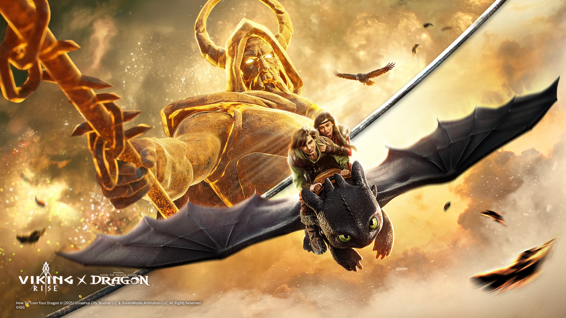 Viking Rise x How to Train Your Dragon crossover