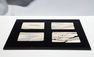 Sweets with pastel colors reflect natural elements like mountains, leaves, and valleys