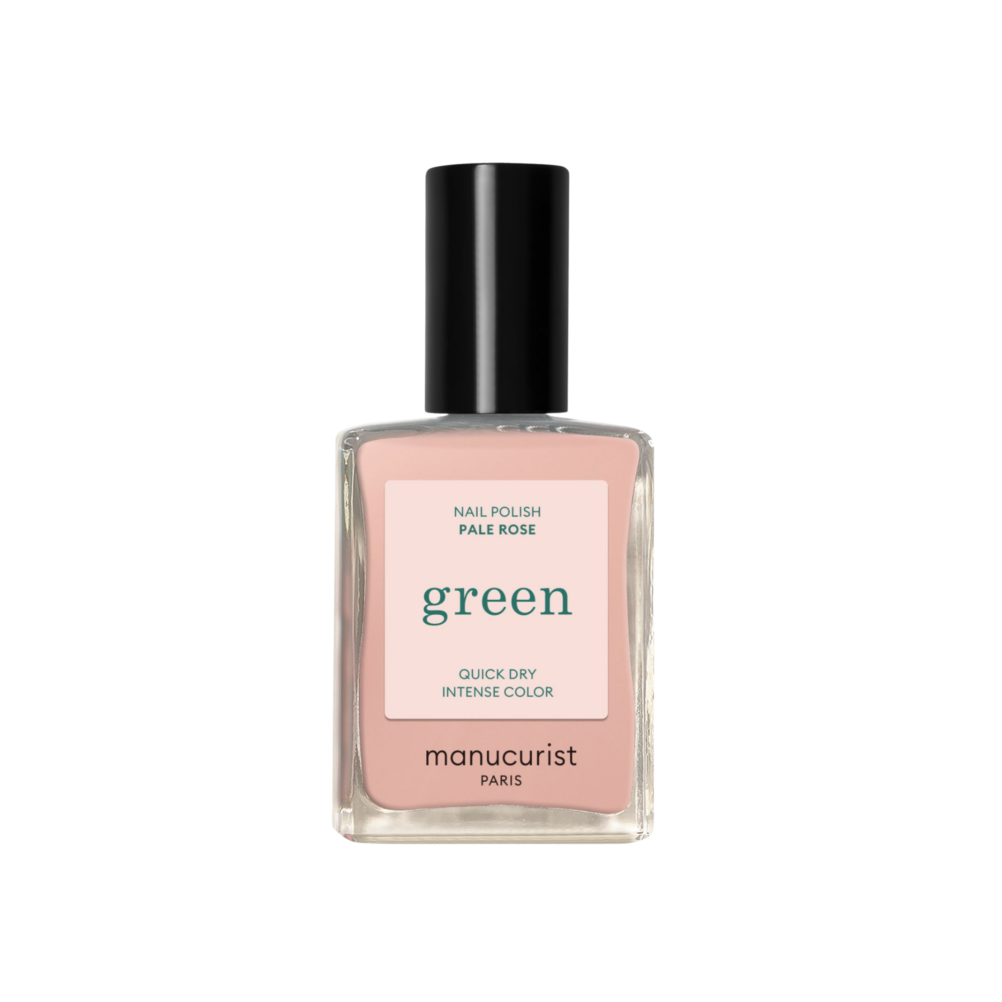 Green Nail Polish, Quick Dry, Non-Toxic Nail Polish With Gel-Like Finish - Pale Rose