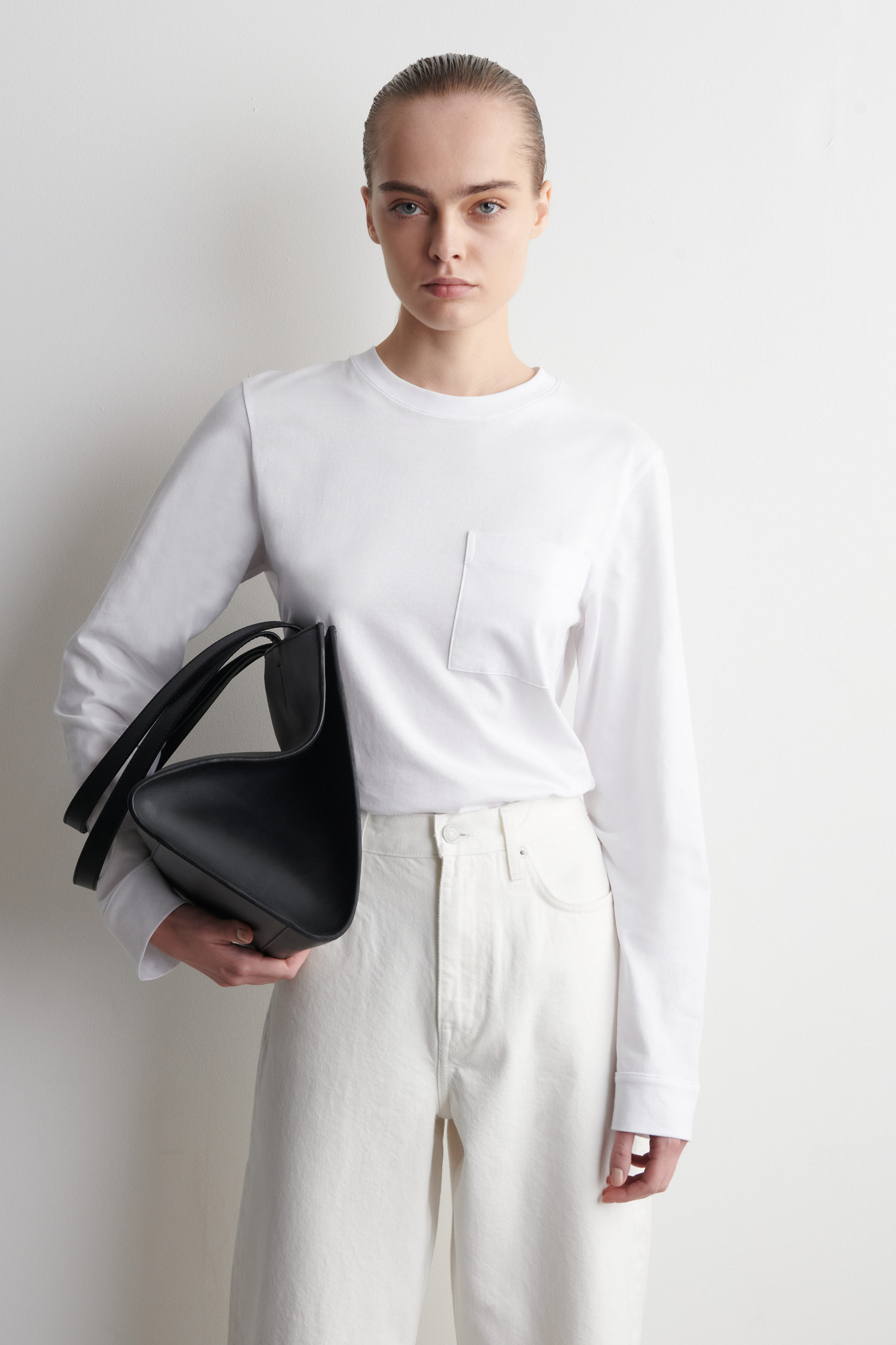 Cotton Long-Sleeved T-Shirt