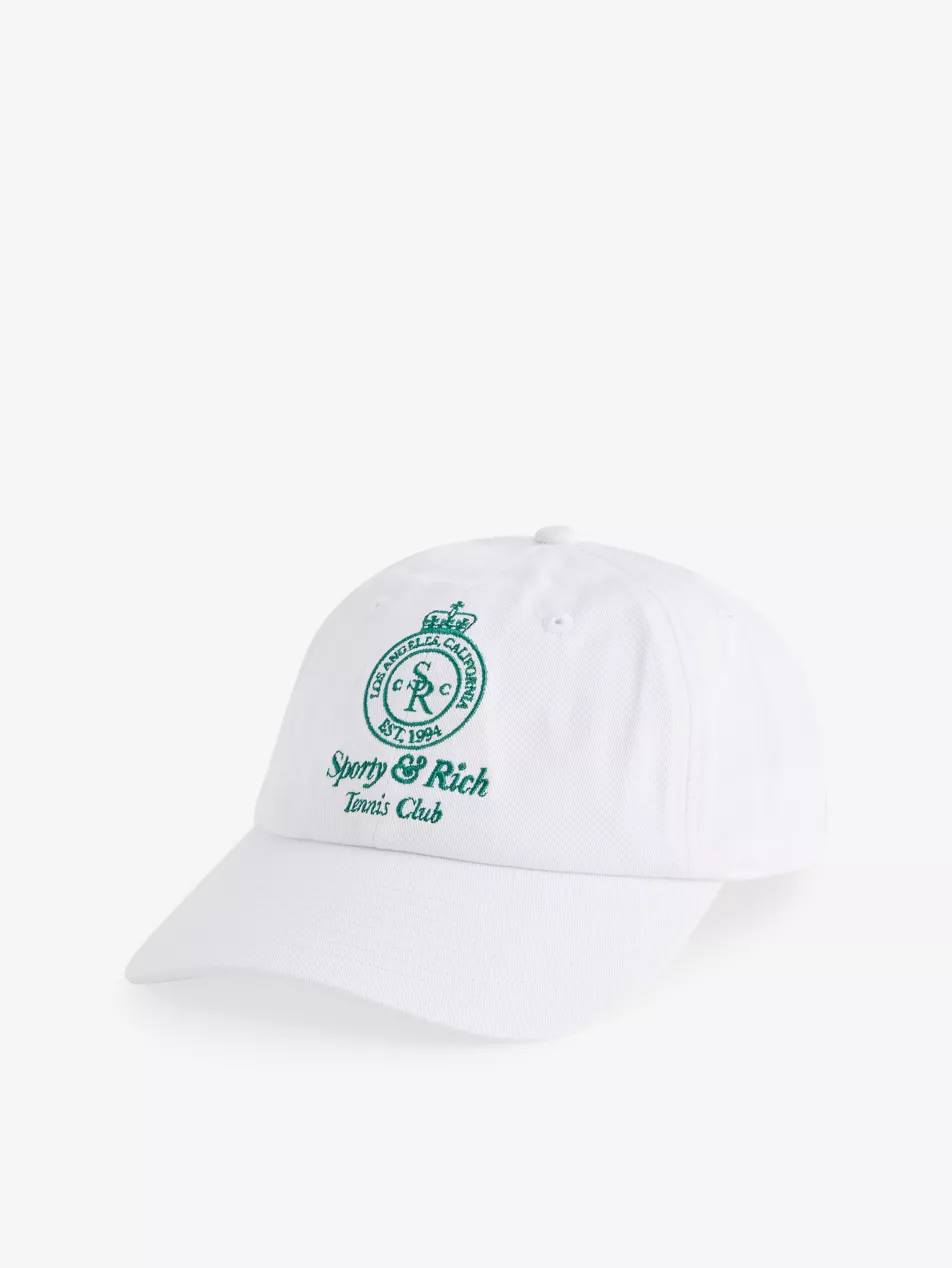Crown Tennis Cotton Baseball Cap