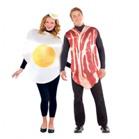 Egg and Bacon Breakfast Couple Costume Set: View at Amazon