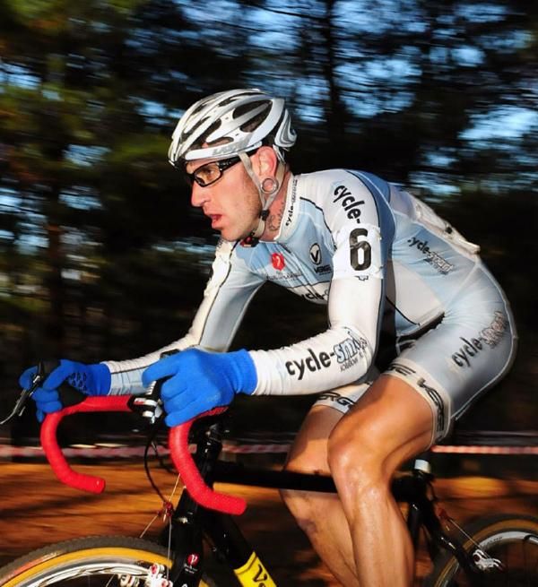 Adam Myerson (Cycle-Smart) having one of his best races of the season.