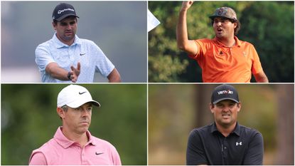 Race To Dubai challengers Casey Jarvis Eugenio Chacarra, Rory McIlroy and Patrick Reed