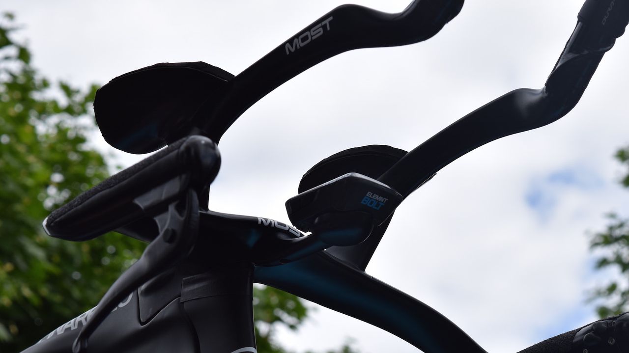 Froome's marginal gains extended to his computer with the aerodynamic Wahoo Elemnt Bolt