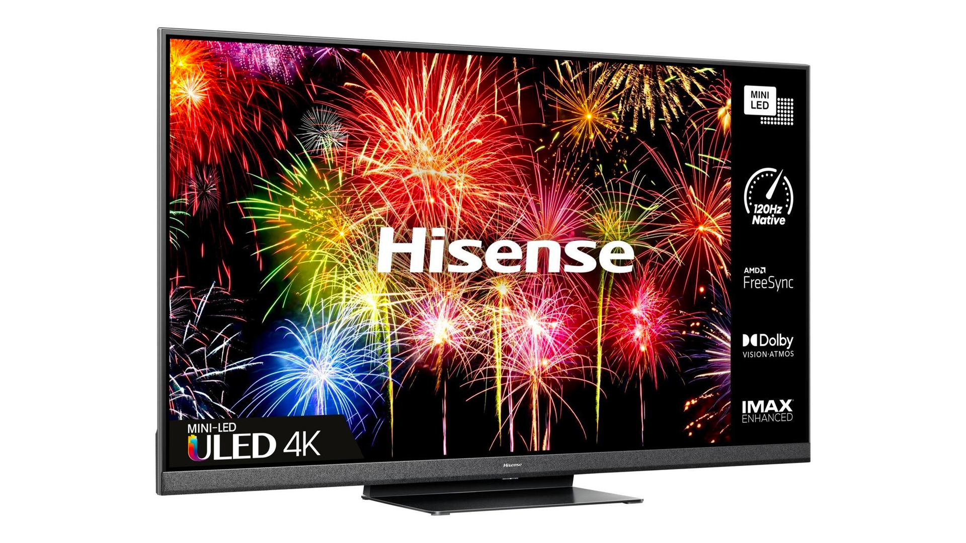 Hisense U8H TV on a white background
