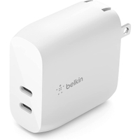 Belkin 2-port USB-C PD wall charger | $30 $19.99