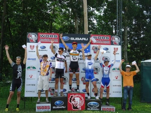 Brendon Davids made the short track podium.