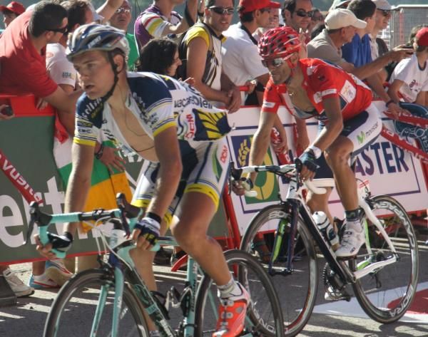 Alejandro Valverde (Movistar) lost his leader's jersey on stage 4
